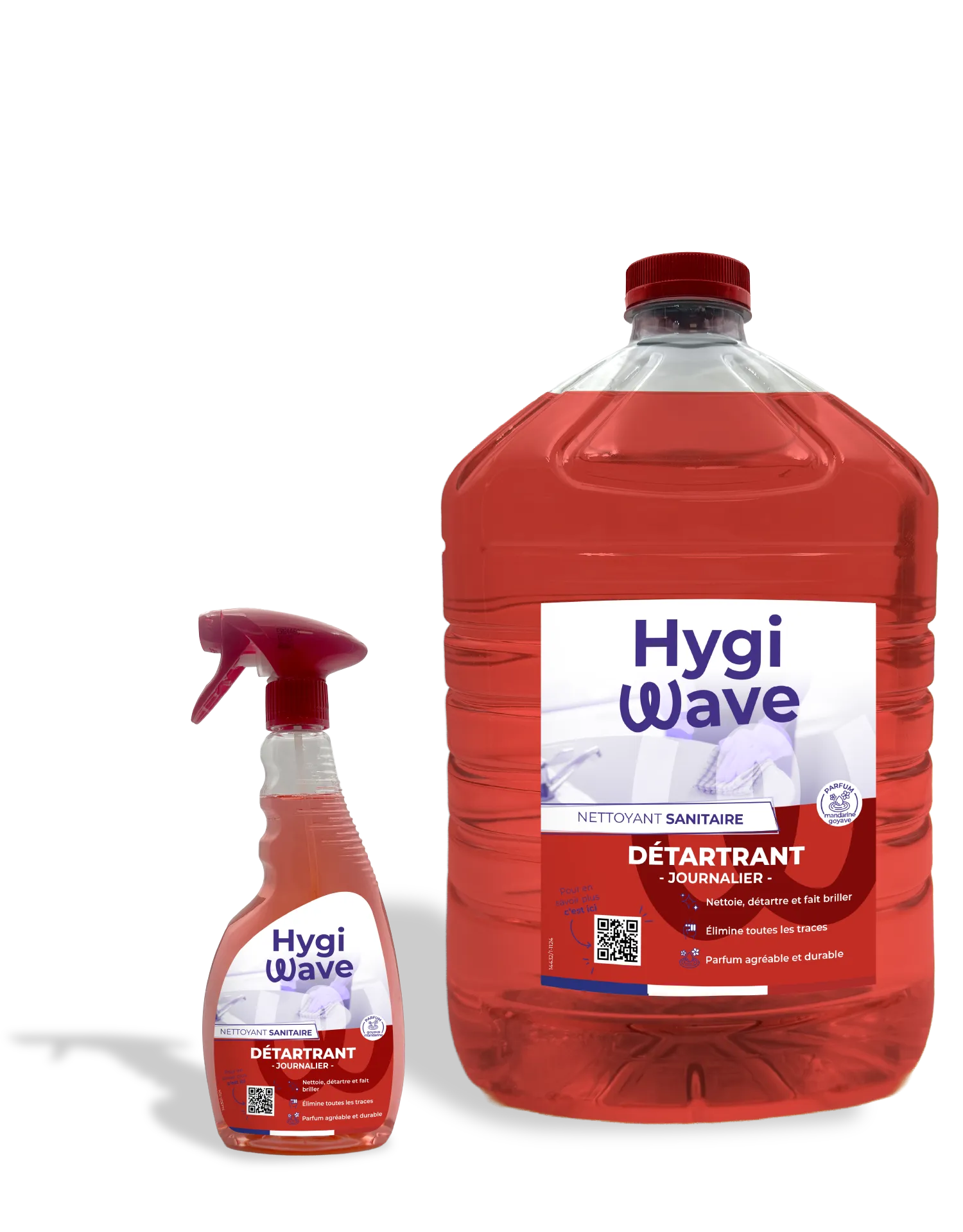Détartrant sanitaire journalier 750ml et 5L